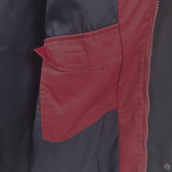 Tommy Hilfiger Full Zip Jacket Red White Blue TH85 Mens Med Sailing Colorblock - Picture 12 of 12
